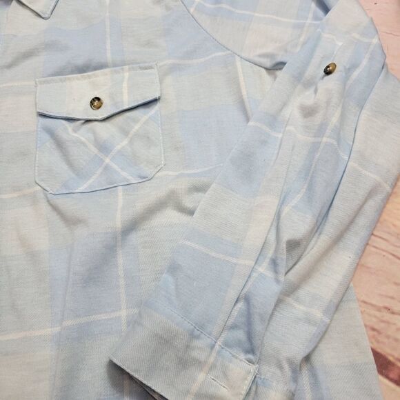 Justify buttondown plaid shirt 2X - Picture 3 of 5